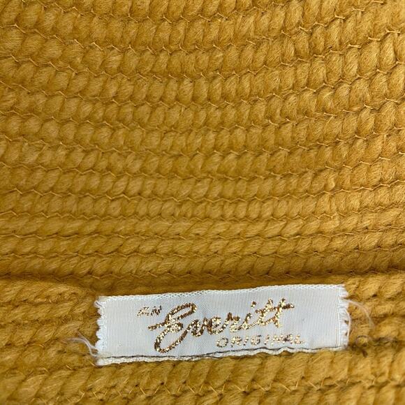 1960s Vintage Golden Yellow Pillbox Hat Everitt Original Woven Tilt Hat main image 8